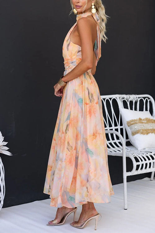 Zemvia | Vestido Maxi con Estampado