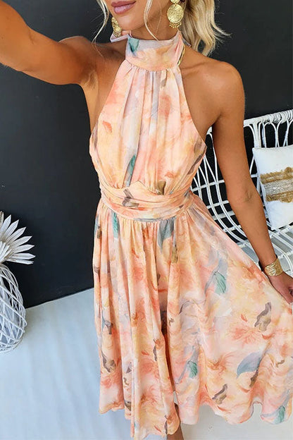 Zemvia | Vestido Maxi con Estampado