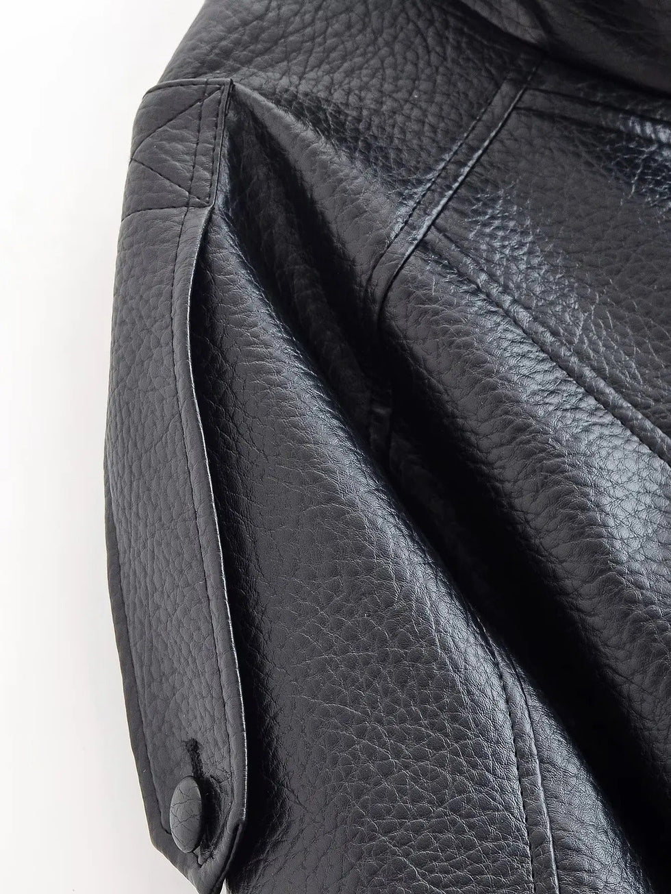 Zemvia | Chaqueta de cuero asimétrica Notting Hill