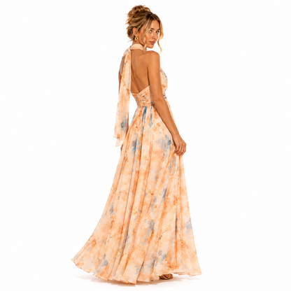 Vestido Peach Hour — Elegancia que no pasa desapercibida