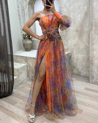 Zemvia | Vestido Floral Elegante